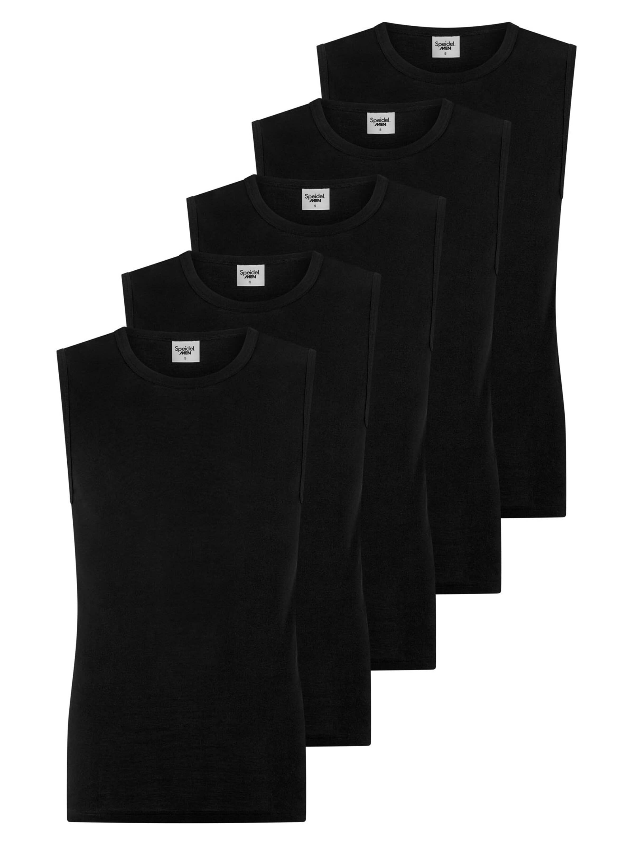 SPEIDEL Undershirt 'Classic' in Black: front