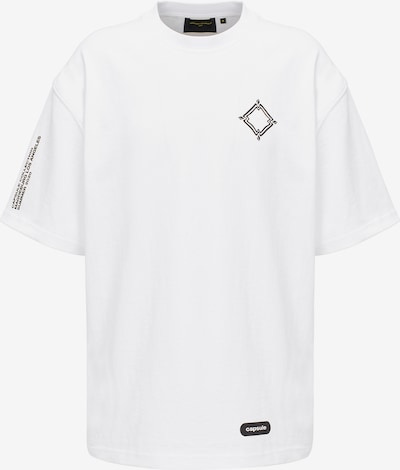 Magdeburg Los Angeles Shirt 'PANTHER' in de kleur Zwart / Wit, Productweergave