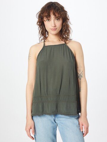 Superdry Blouse in Groen: voorkant