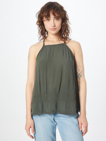 Superdry - Blusa en verde: frente