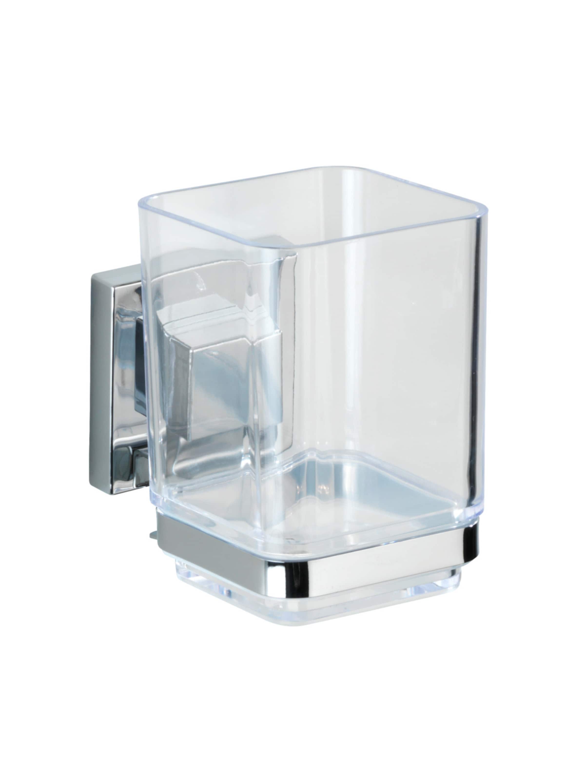 Wenko Cosmetic Mirror 'Vacuum-Loc®' in Silver: front