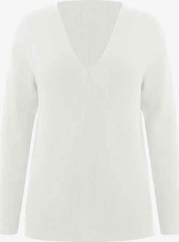 Imily Bela Pullover i hvid: forside