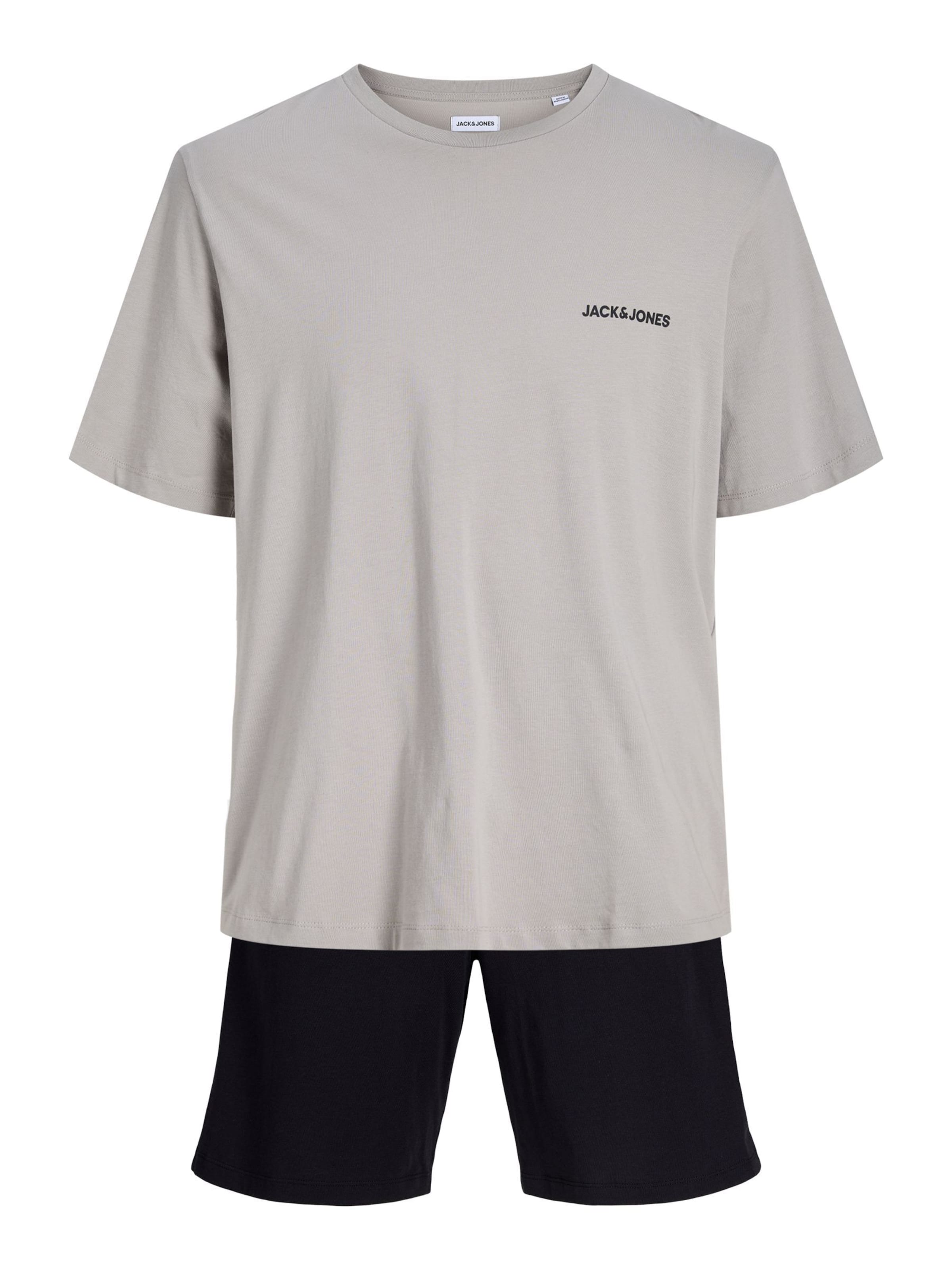 Pyjama court 'JACEverest' JACK & JONES en bleu : devant