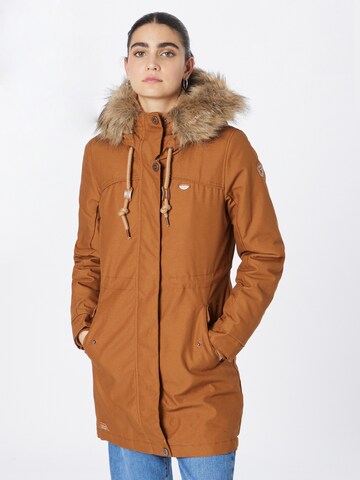 Ragwear Parka 'TAWNY' in Braun: predná strana