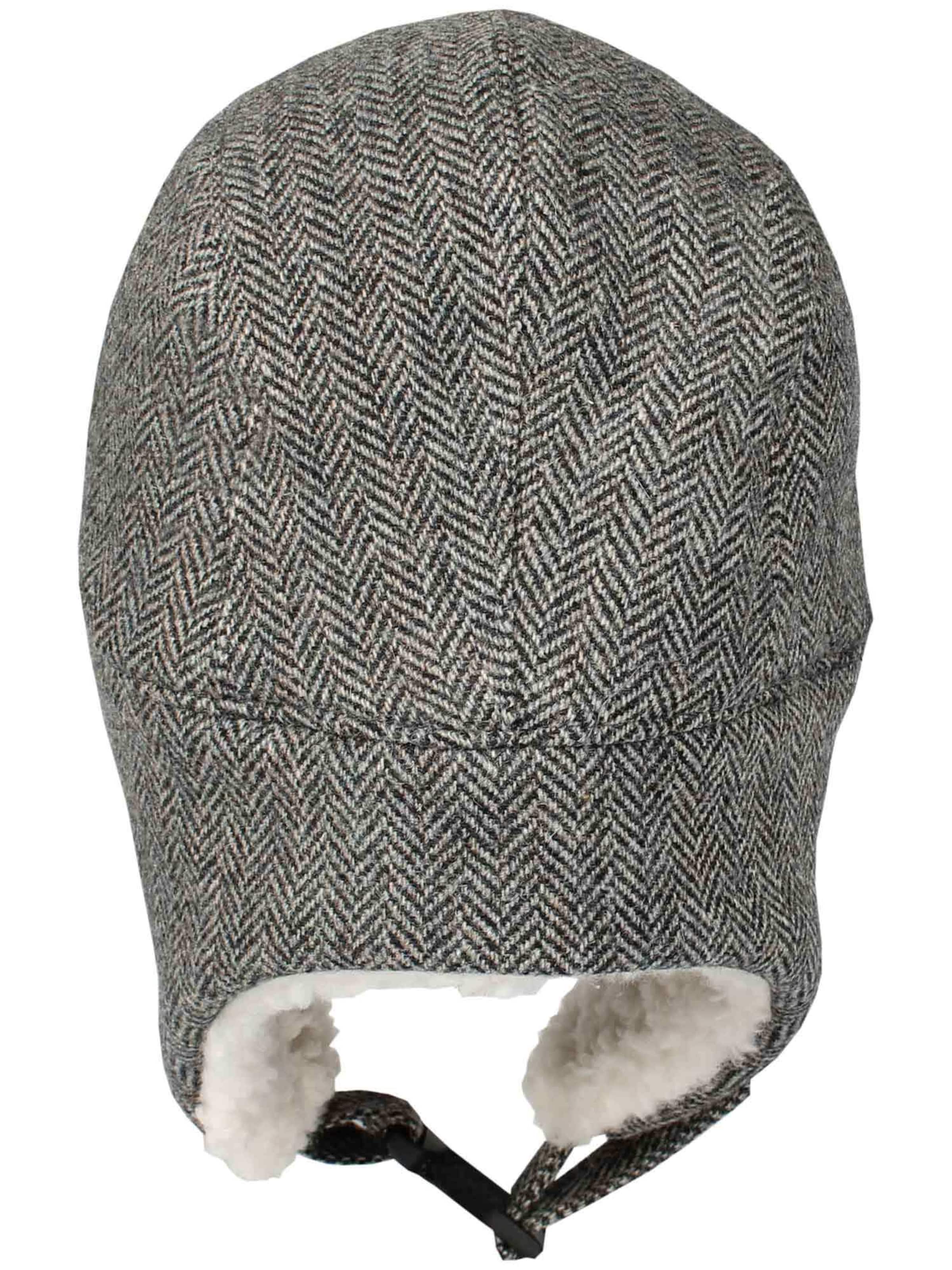 LOEVENICH Mütze in Schwarz: Vorderseite