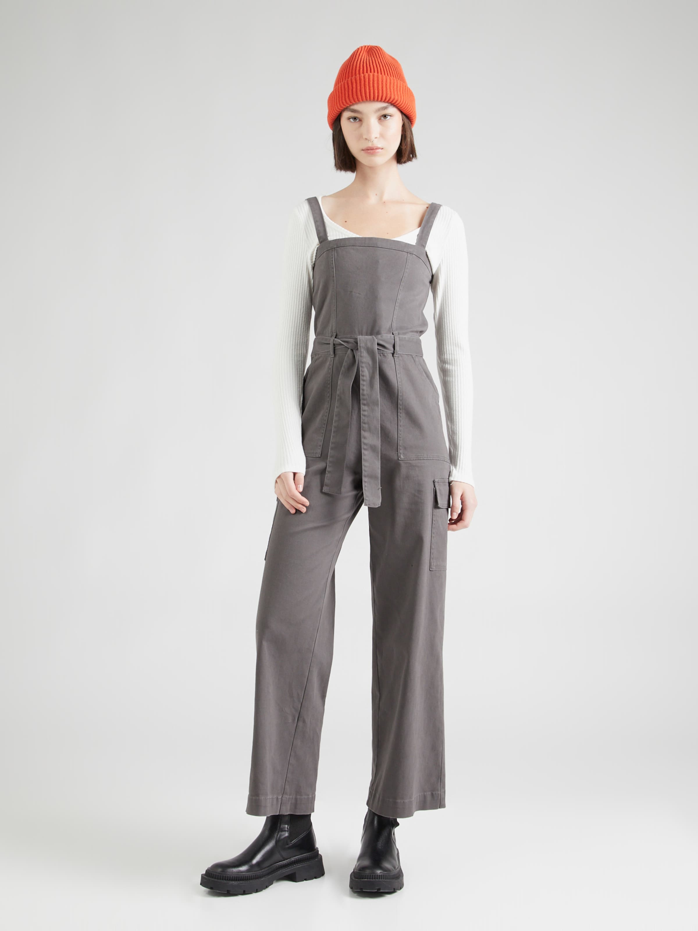 HOLLISTER Jumpsuit EMEA in Dunkelgrau ABOUT YOU