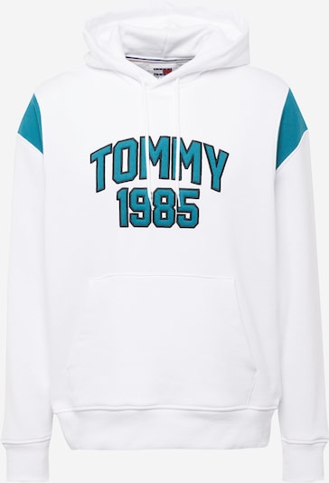 Tommy Jeans Sweatshirt i petrol / svart / hvit, Produktvisning