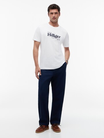 T-Shirt 'NAUTICAL' TOMMY HILFIGER en blanc