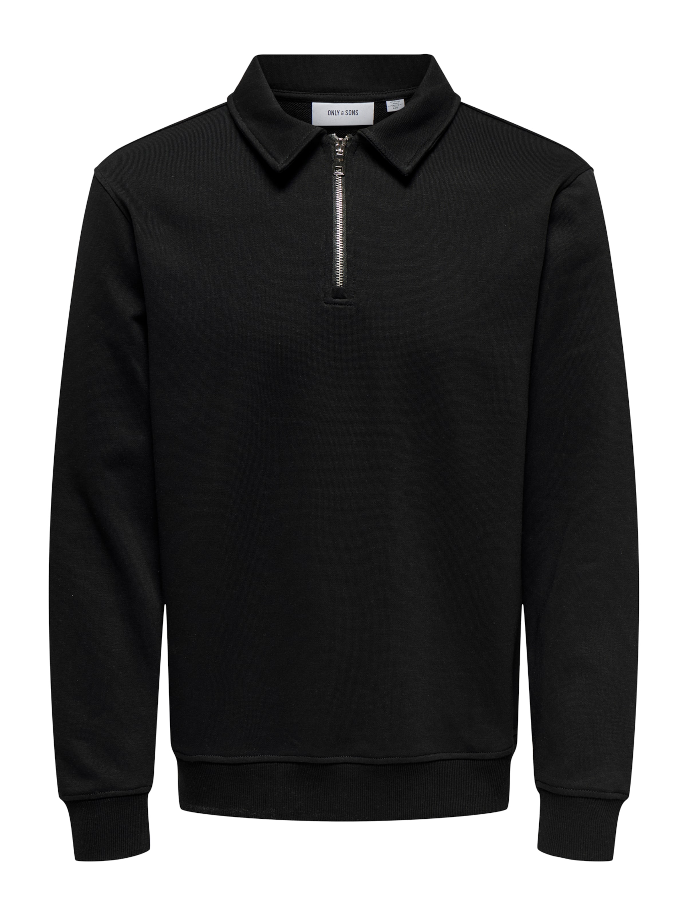 Only & Sons Sweatshirt 'ONSDAVID' in Schwarz: Vorderseite