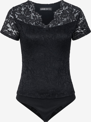 Shirtbody Cloud5ive en noir : devant