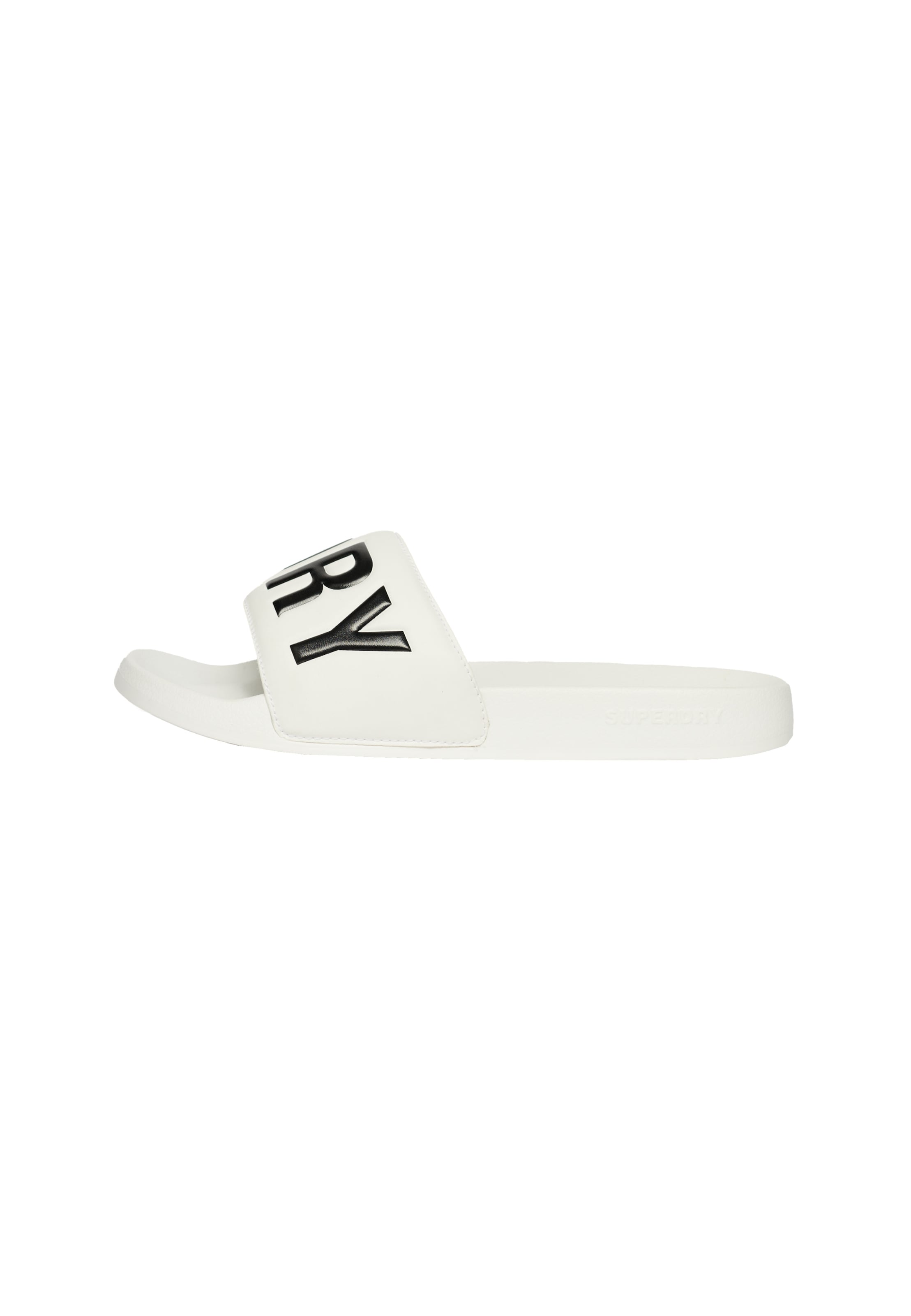 Claquettes / Tongs Superdry en blanc : devant