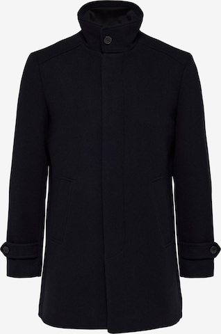 SELECTED HOMME Ανοιξιάτικο και φθινοπωρινό παλτό 'Reuben' σε μαύρο: μπροστά