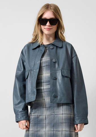 QS Jacke in Grau: Vorderseite