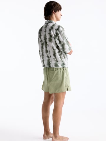 Shorts de bain Pull&Bear en vert