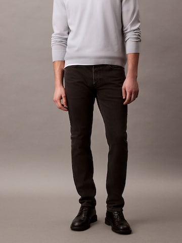 Calvin Klein Jeans Слим Джинсы 'ESSENTIAL' в Черный: спереди