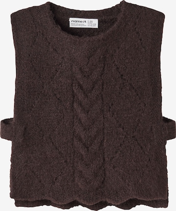 NAME IT Vest i brun: forside