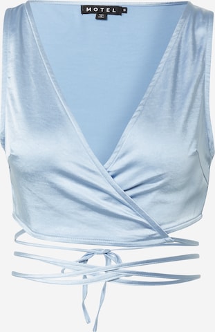 Motel Top 'Liliah' in Blue: front