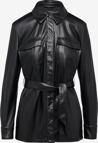 Veste mi-saison COMMA en noir : devant