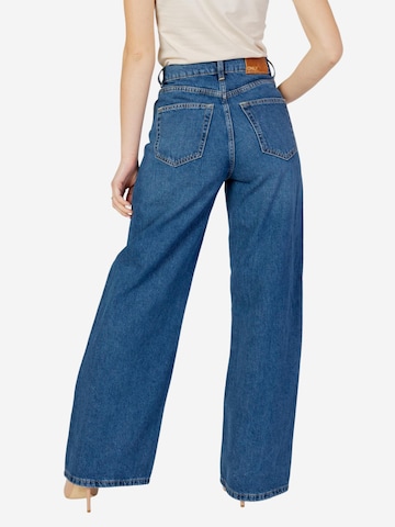 Wide leg Jeans 'ONLHOPE EX' di ONLY in blu