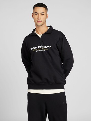 Sweat-shirt VANS en noir : devant