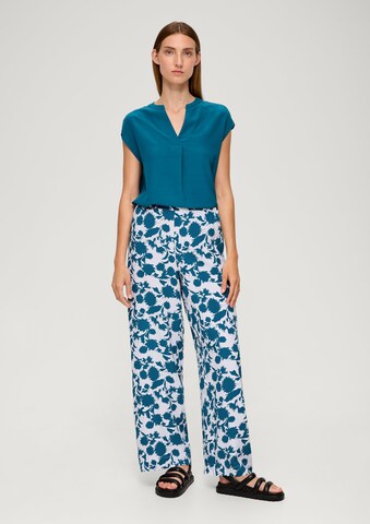 s.Oliver BLACK LABEL Wide leg Pants in Blue