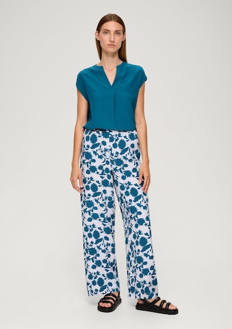 s.Oliver BLACK LABEL Wide leg Pants in Blue