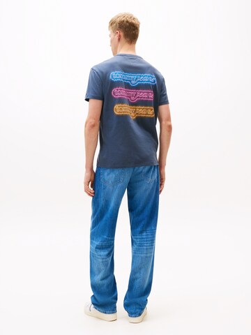 T-Shirt 'NOVELTY FAIR' Tommy Jeans en bleu