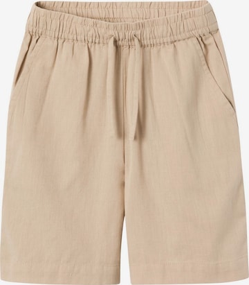 Regular Pantalon NAME IT en beige : devant