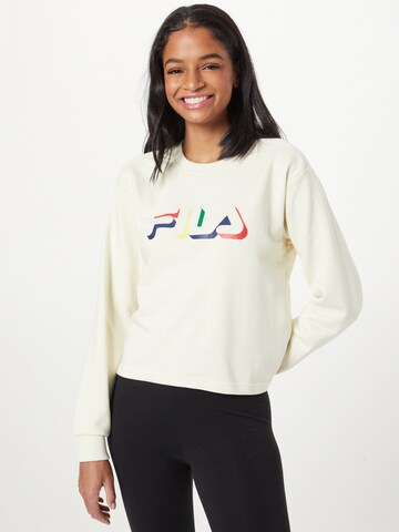 FILA Sweatshirt 'Boraceia' in Wit: voorkant