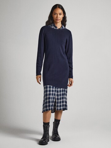 Pepe Jeans Knitted dress 'Darice' in Blue