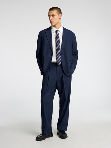 SELECTED HOMME Regular Trousers with creases in Blue