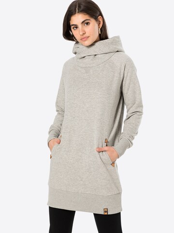 Fli PapiguSweater majica 'Haram Party' - siva boja: prednji dio