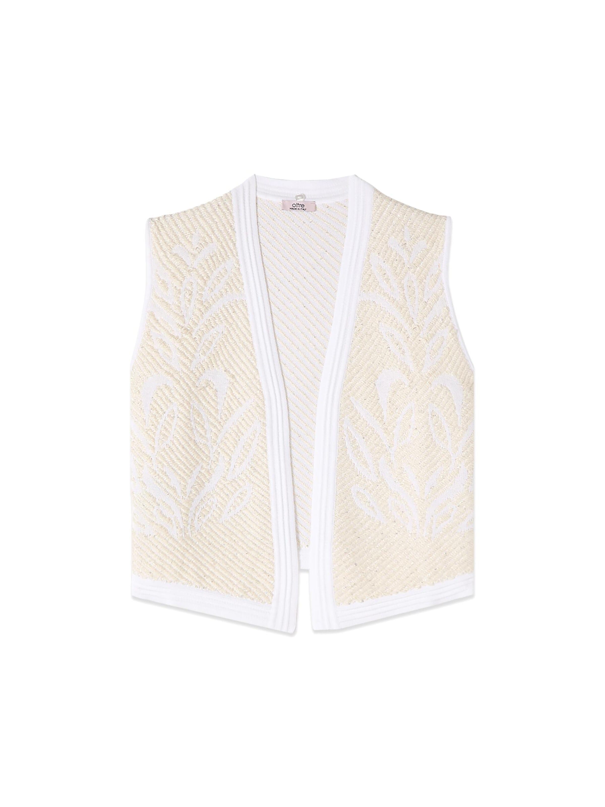 Pull-over oltre en blanc : devant