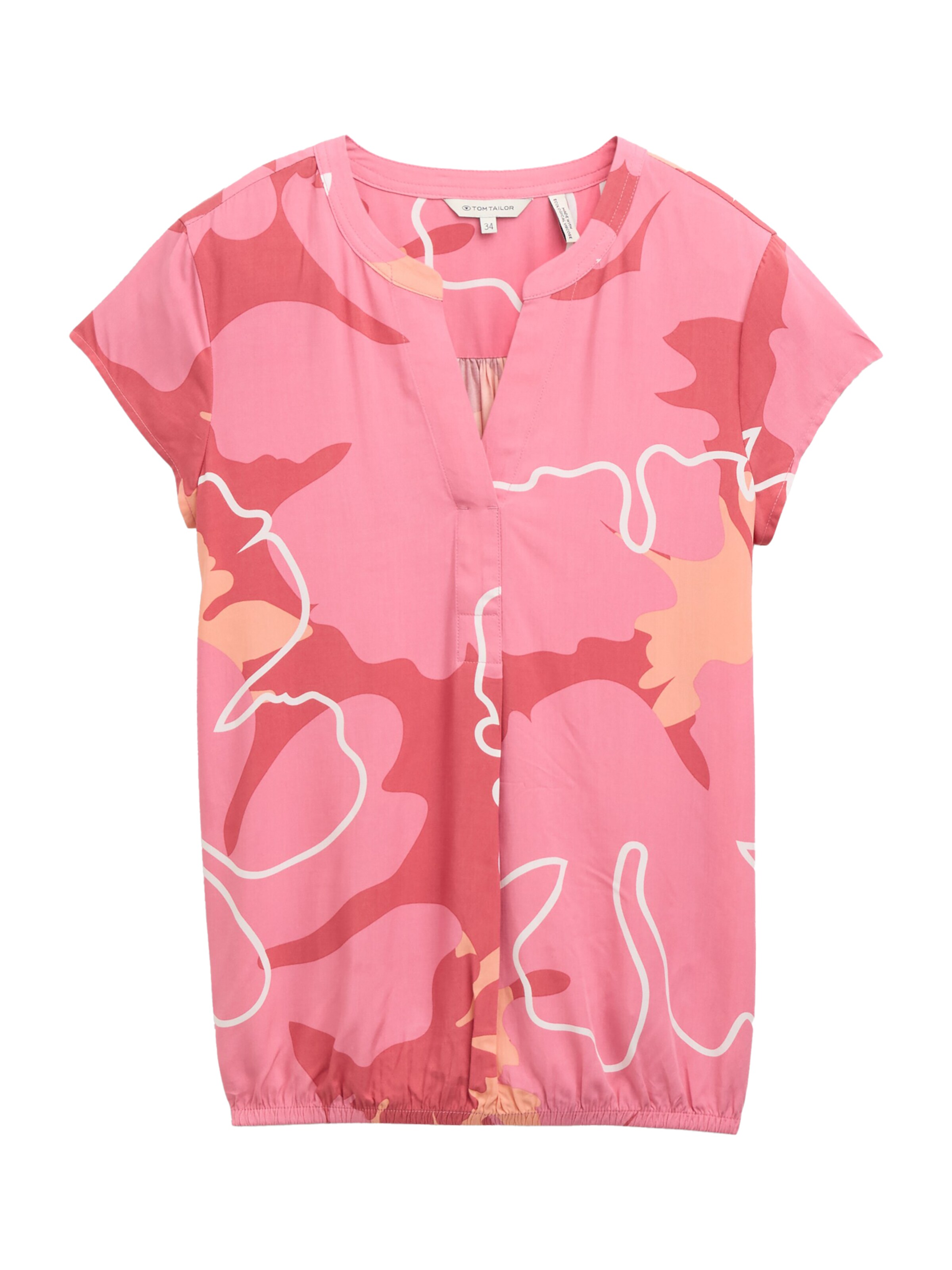 TOM TAILOR Blouse in Roze: voorkant