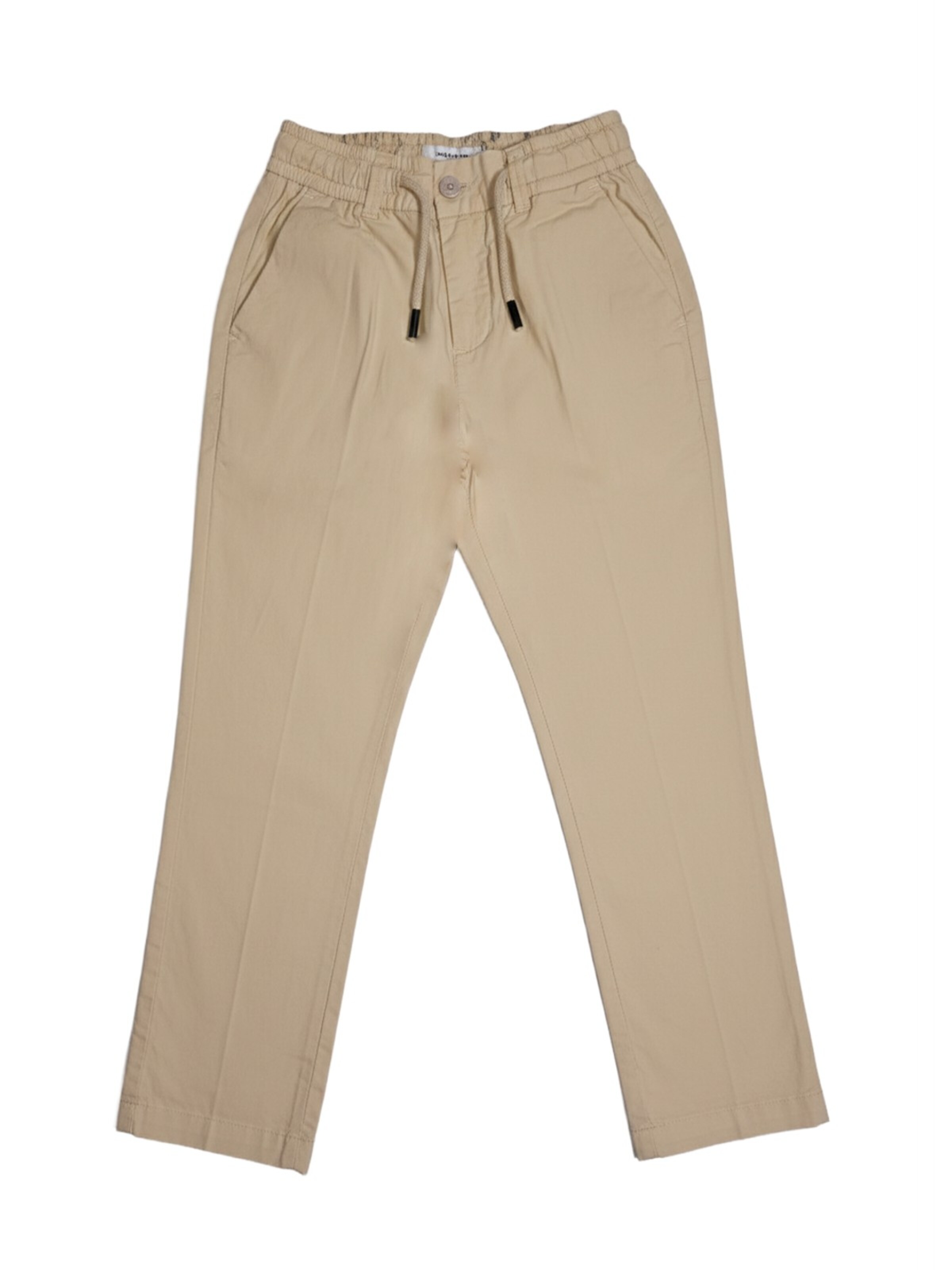 Jeckerson Slimfit Broek 'Pantalone beige per bambino' in Beige: voorkant