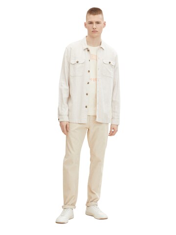 TOM TAILOR DENIM Shirt in Beige