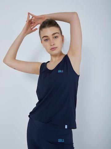 SPORTKIND Sports top 'Loose Fit Tanktop' in Blue: front
