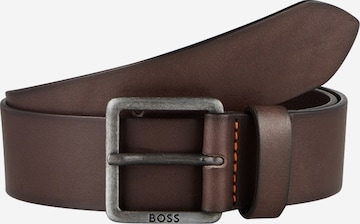 BOSS Black - Cinturón 'Jeeko' en marrón: frente