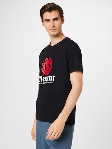 ELEMENT T-Shirt in Schwarz: predná strana