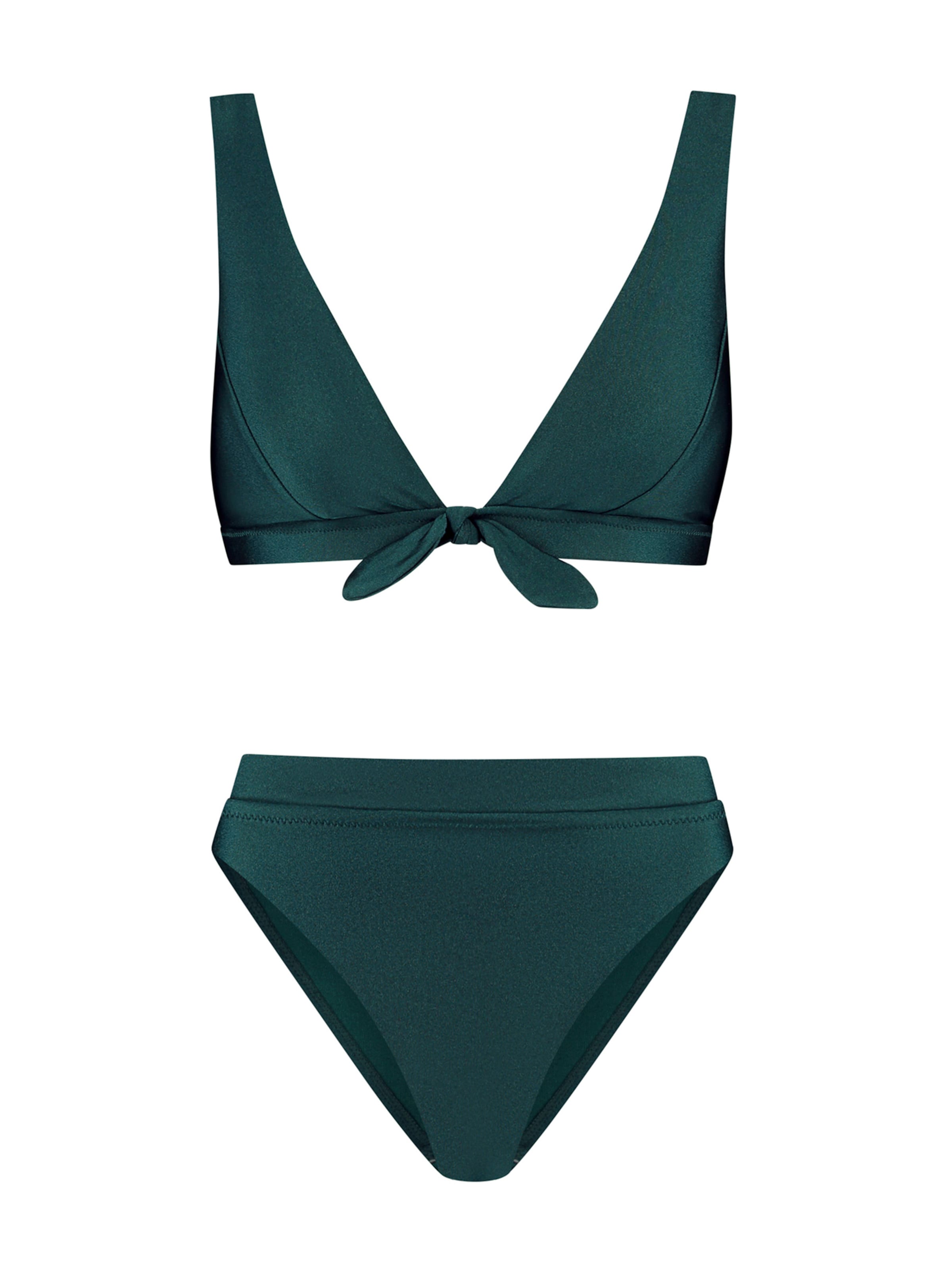 Shiwi Triangen Bikini &#x27;Teddy&#x27; i grön: framsida