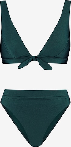 ShiwiTrokutasti Bikini 'Teddy' - zelena boja: prednji dio