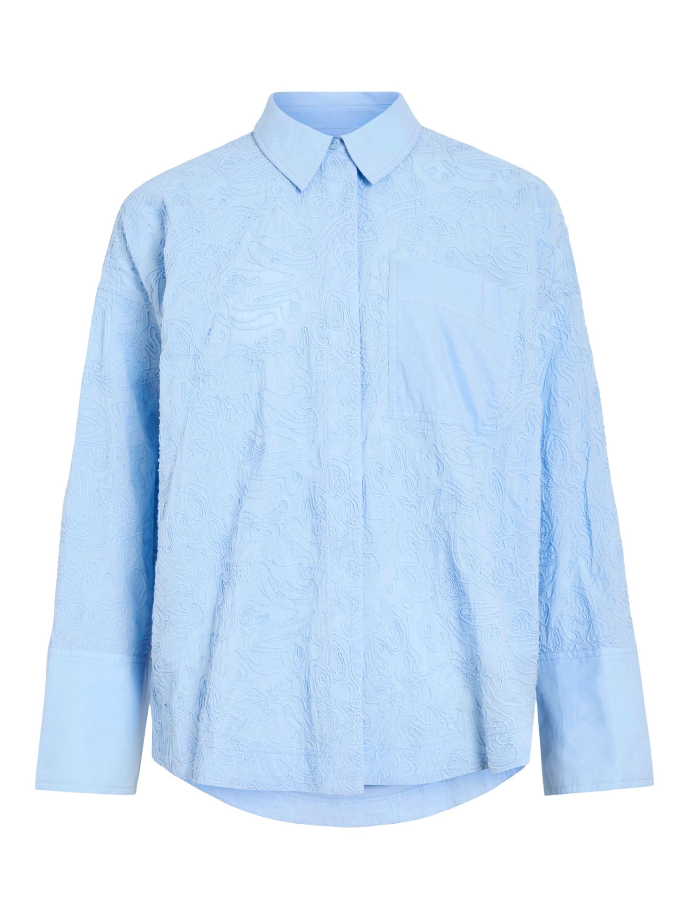 ROUGE EDIT Bluse i blå: forside