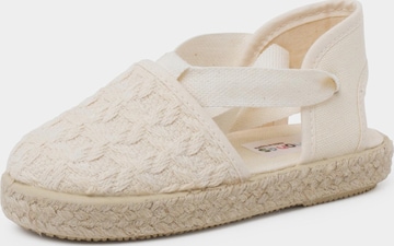 Pisamonas Sandal in Beige: front