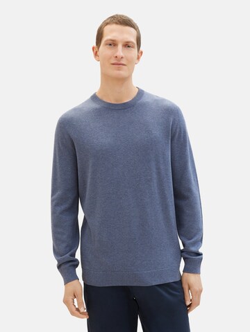 TOM TAILOR Sweater in Blue: front