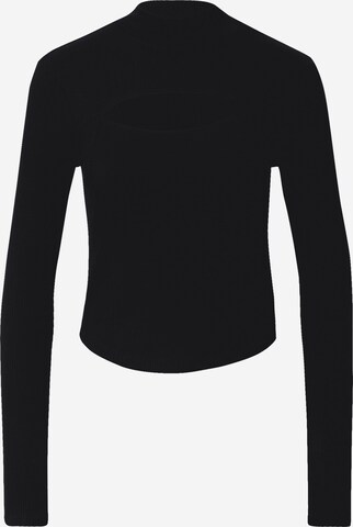 NA-KD Tričko – černá: přední strana