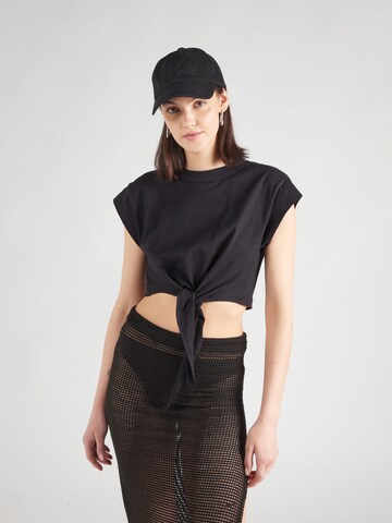 Maglietta di Champion Authentic Athletic Apparel in nero: frontale