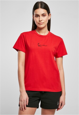 T-shirt Karl Kani en rouge : devant