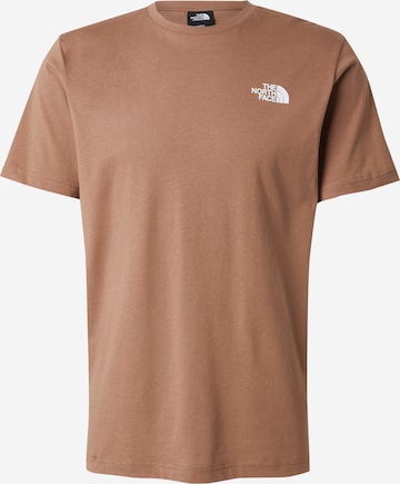 THE NORTH FACE Μπλουζάκι 'REDBOX' σε μπεζ: μπροστά