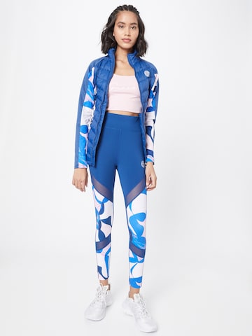 BIDI BADU Skinny Sportbroek 'Baina' in Blauw