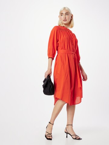 Summum Shirt Dress in Orange